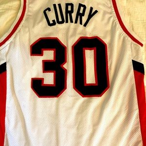 Steph Curry Davidson Home Men’s Jersey. Size M